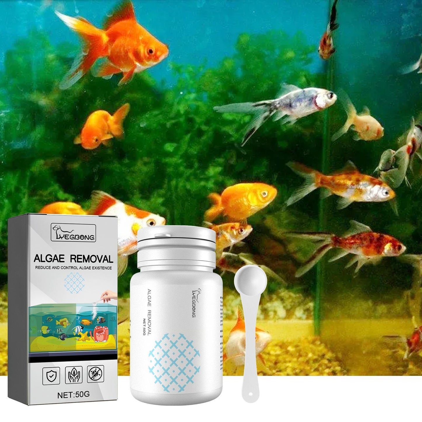 Buy Igbondigal Lichen Aquarium Algae Remover Cleaning Supply