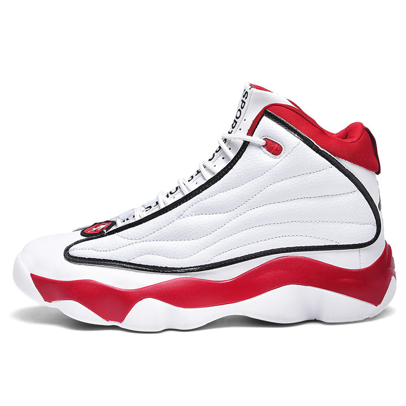 Thick Bottom Wear-resistant High-top Basketball Shoes