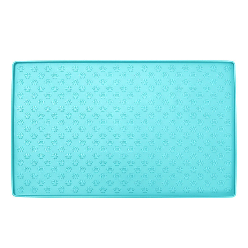 Square Pet Mat – Waterproof Silicone Dog & Cat Placemat