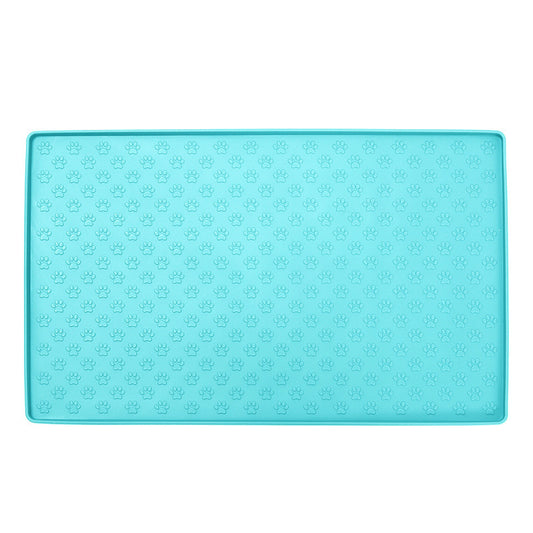 Square Pet Mat – Waterproof Silicone Dog & Cat Placemat
