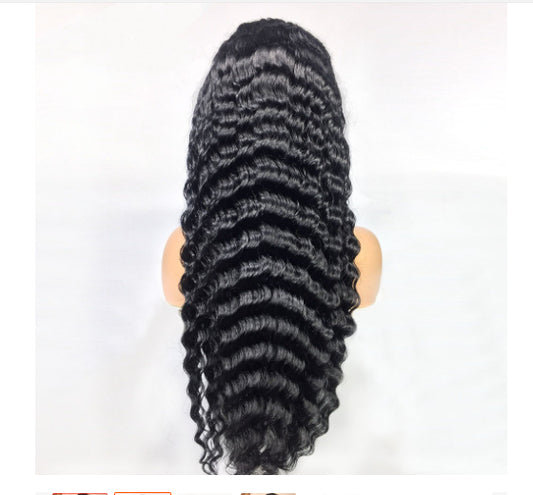 Human Hair Deep Wave Lace Frontal Wigs 13x4 28 & 30 Inch