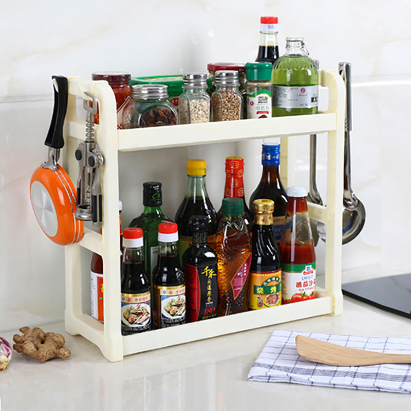 Kitchen Storage Shelving Multilayer Organizer for Supplies