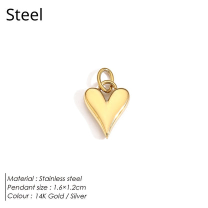 Stainless Steel Necklace Ring Earrings Set with Diamonds
