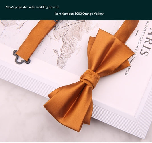 Mens Premium Polyester Wedding Bow Tie for Special Occasions