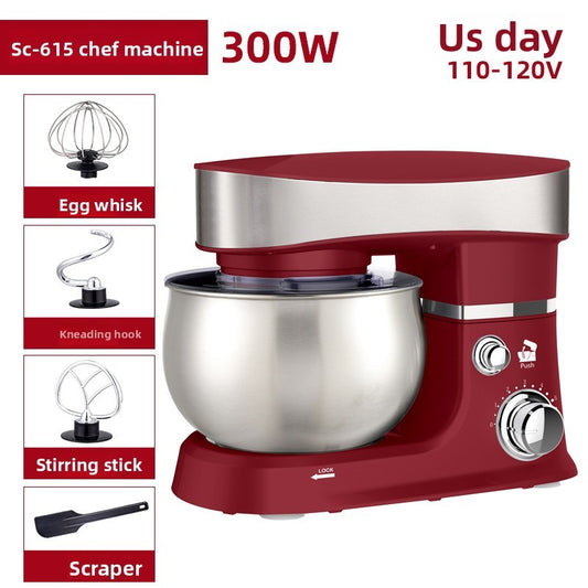 Multi-functional 3L Stand Food Mixer with Dough Hook