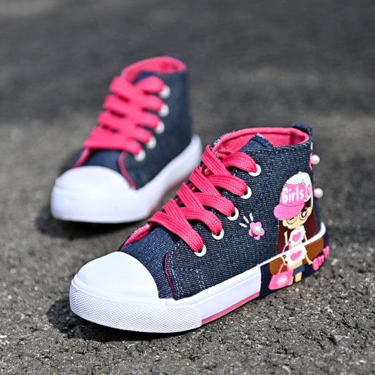 Children’s Canvas Shoes Girls’ Sneakers Comfortable & Stylish