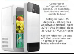 Black White 25L Freezer