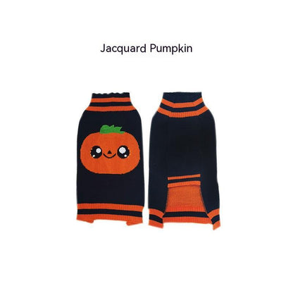 Buy Halloween Dog Sweater Teddy Costume Warm Pet Outfit Online