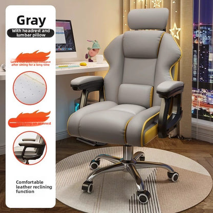 Adjustable Lumbar Support Ergonomic Office Chair for Comfort