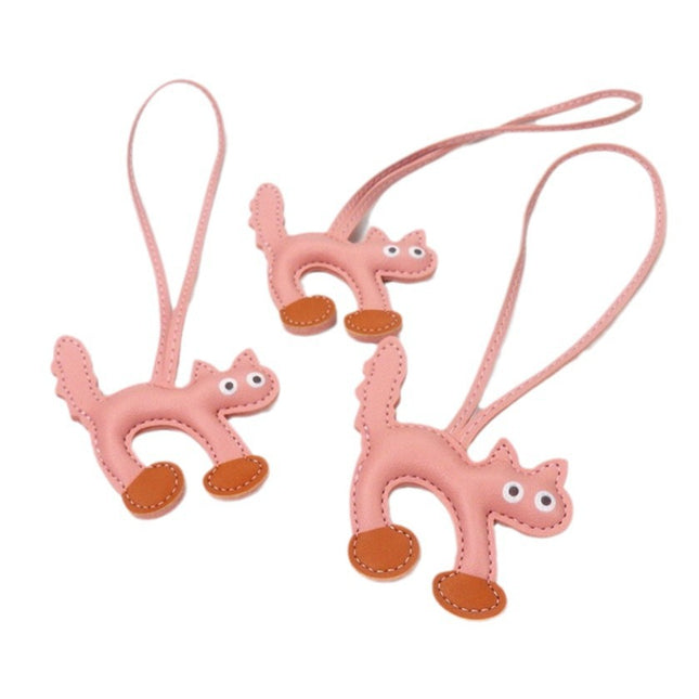 Mini CAT Leather Bag Pendant Charm for Bags and Keychains