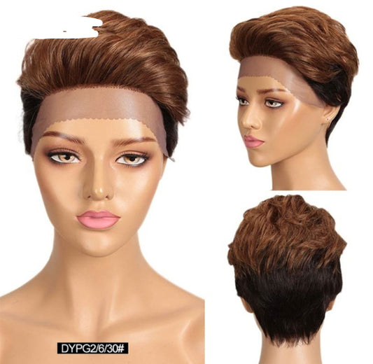 Front Lace Wig Real Hair – Natural Look with Soft Headgear Cap