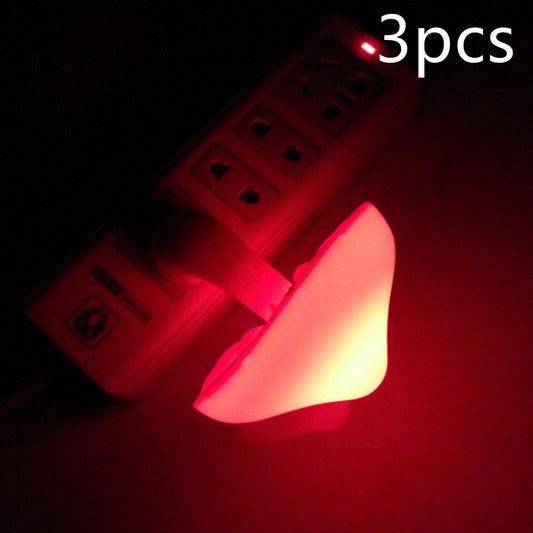 Buy LED Night Light Mushroom Lamp – Wall Socket Warm White Light