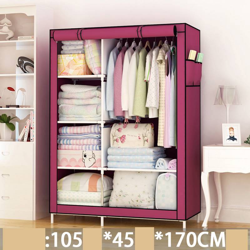 Single Dormitory Dust Closed Wardrobe – Compact Storage