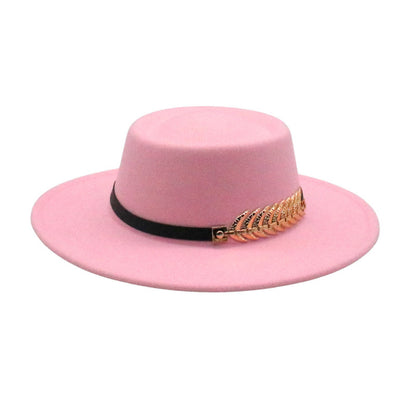 Retro AutumnWinter Wide-Brimmed Wool Jazz Hat for Winter
