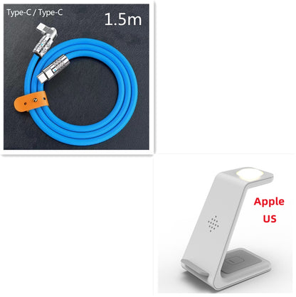 3 in 1 Fast Charging Station Wireless Charger Phone Stand