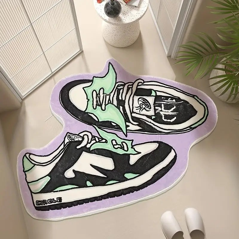 Bathroom Absorbent Non-Slip Floor Mat – Soft Quick-Dry Rug