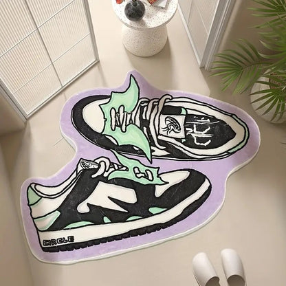 Bathroom Absorbent Non-Slip Floor Mat – Soft Quick-Dry Rug