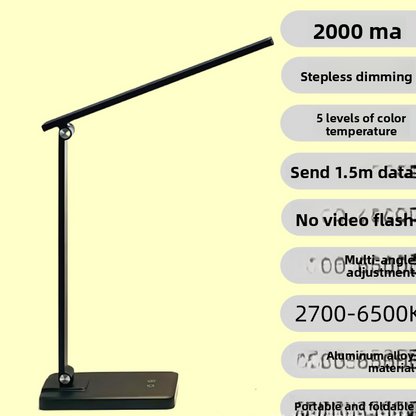 Eye-Protecting Desk Lamp with Soft LED Study Reading Light