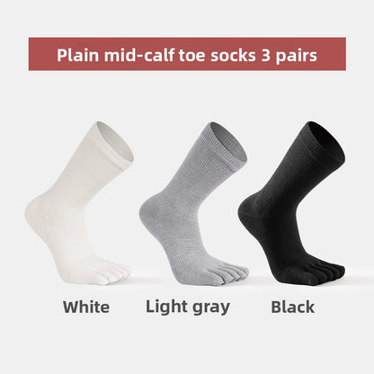Women's Merino Wool Five-Toe Sports Socks Warm Daily Wear