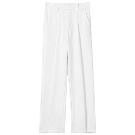 Buy Men’s Casual Draped Straight Suit Pants Online
