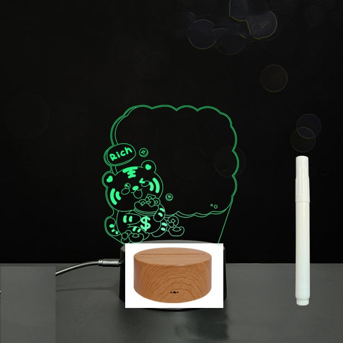 3D Acrylic Handwriting LED Message Board for Creative Decor