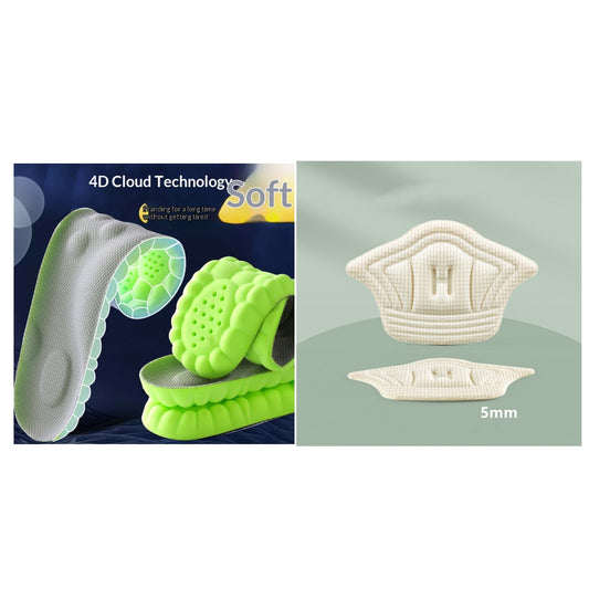 Sports Insoles for Boys & Women – Feel Like Stepping Clouds