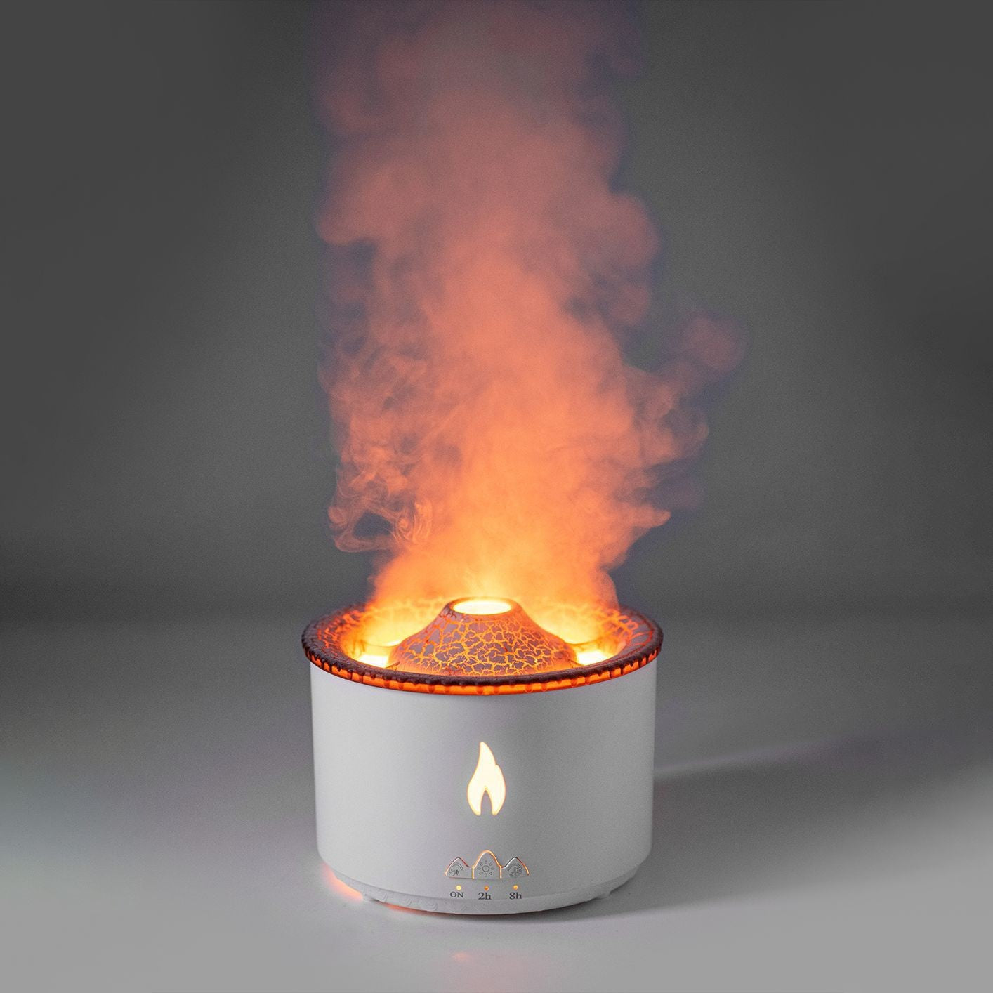 Buy Flame Effect Aromatherapy Humidifier with Jellyfish Mist & Timer