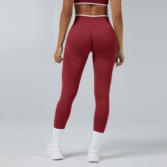 Quick-Dry High-Waisted Yoga Pants for Workout & Active Wear
