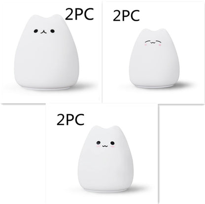 Silicone Touch Sensor LED Night Light for Children Baby Kids