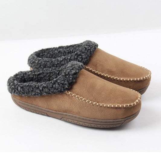 Men’s Cotton Slippers Outdoor Use Winter Home Wear Shoes