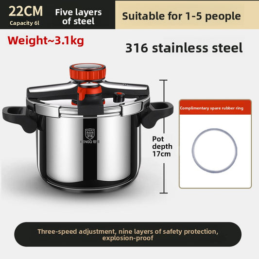 Pressure Cooker for Quick and Easy Healthy Meal Preparation