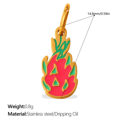 Colorful Drip-Oil Pendant Stylish Necklace Designed for Women