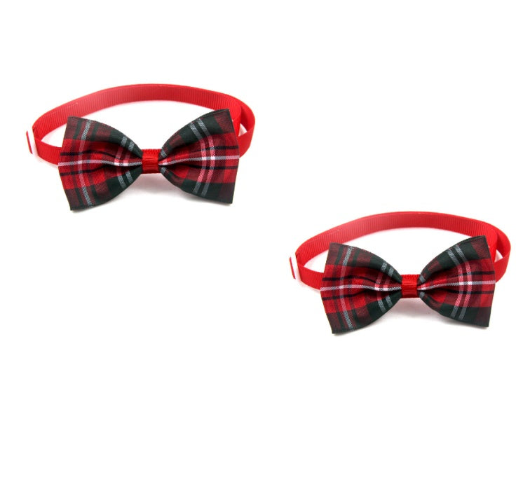 Buy Plaid Pet Tie Scarf for Cats & Dogs Fashion Accessories