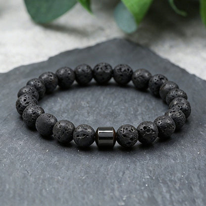 8mm Natural Stone Bracelet Handmade Round Beads
