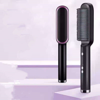 New 2-in-1 Hair Straightener with Negative Ion Curling Tong
