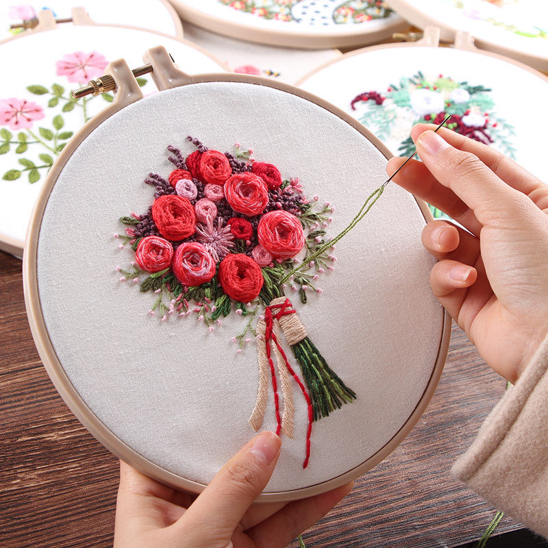 Buy First Embroidery Handmade Kit for Beginners & Experts