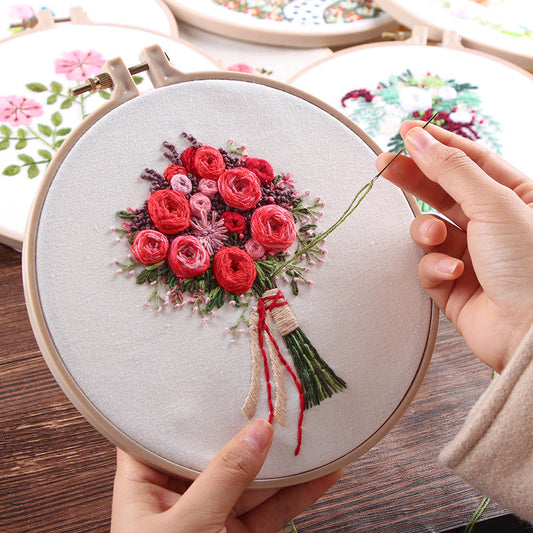Buy First Embroidery Handmade Kit for Beginners & Experts
