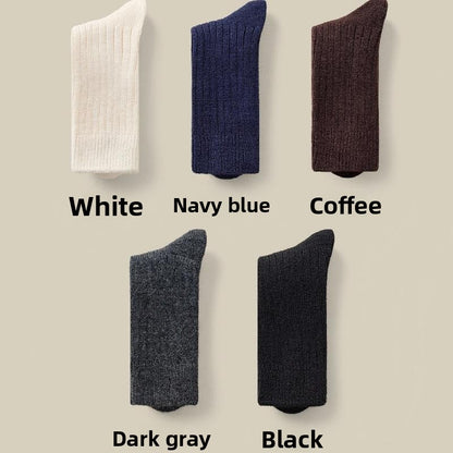 Fleece Lined Wool Socks for Men Soft Warm Winter Wear Pair