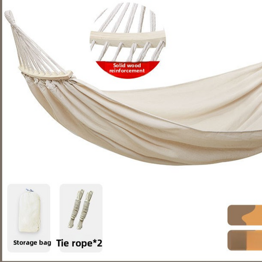 Portable Outdoor Camping Hammock for Travel & Hiking Comfort