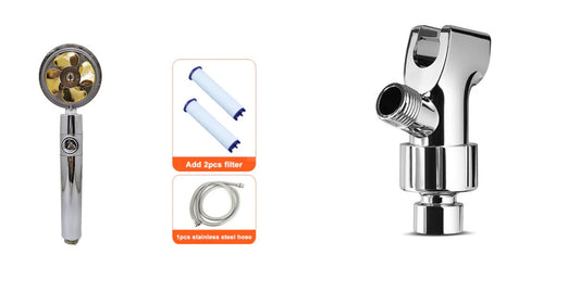 Buy Shower Head Water Saving – 360° Rotating ABS Rain Nozzle