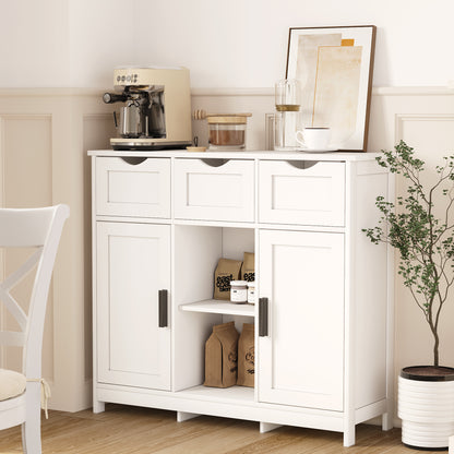 Buy Cabinets With Drawers and Shelves White Home Storage Furniture