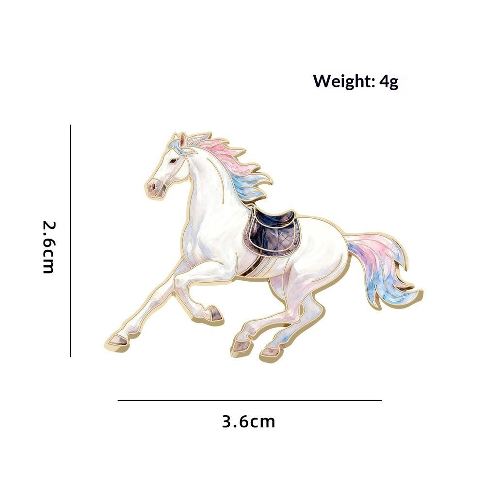 Cute Animal Zodiac Year Gift Brooch Trendy Jewelry Accessory