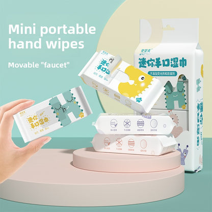 Mini Baby Wet Wipes Gentle Care for Travel Cleaning Use US
