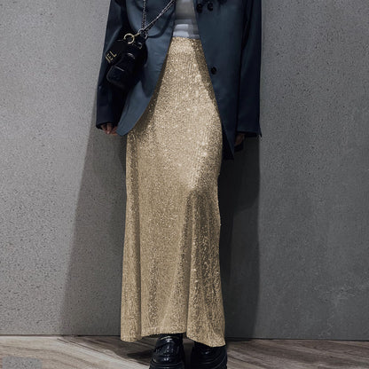 Buy High-Density Sequin Midi Skirt for Women – Social Media Hit