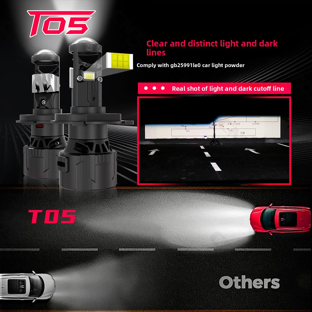 90W LED Car Headlight H4 Plug
