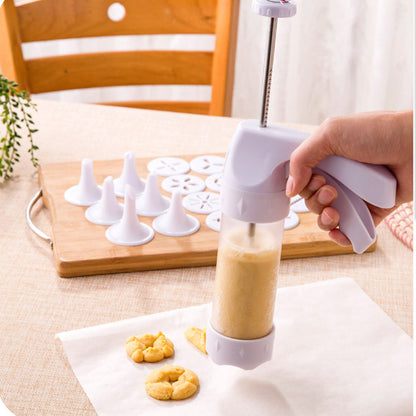 Buy First Cookie Press Gun with Nozzles & Molds Baking Tool