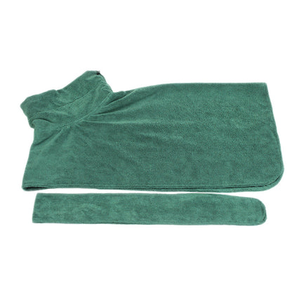 Buy Waist-Wrapped Microfiber Pet Bathrobe Super Absorbent Towel