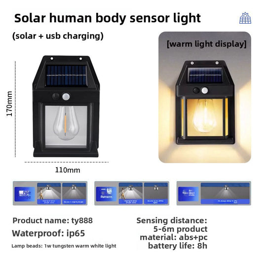Smart Solar Outdoor Garden Light with Motion Sensor System
