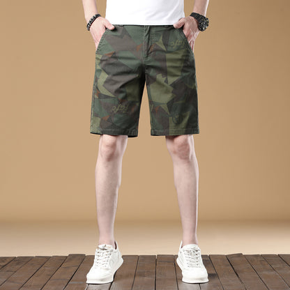 Stylish Camo Commuter Shorts For Men