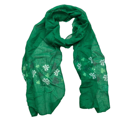 2pcs Olive Skinny Printed Scarf for Office and Evening Party